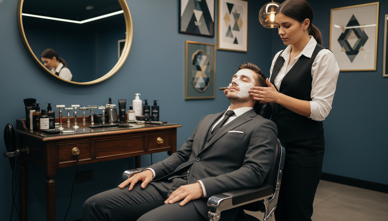 luxury men's grooming services