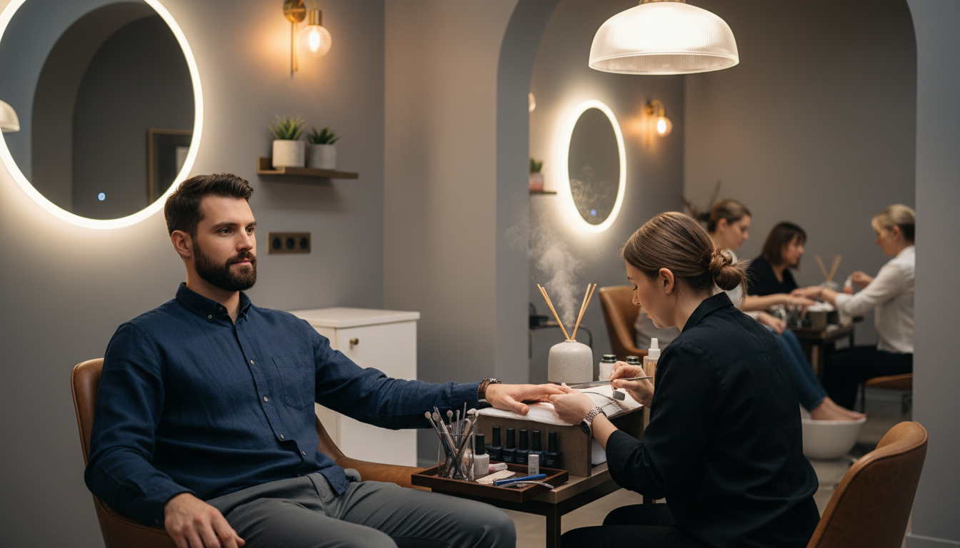 on-demand men's nail services