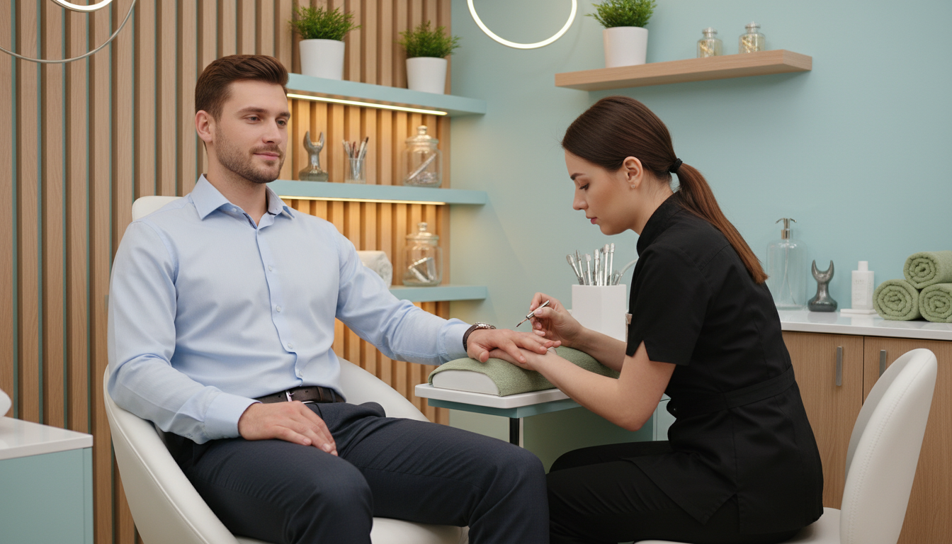 professional manicurists for men